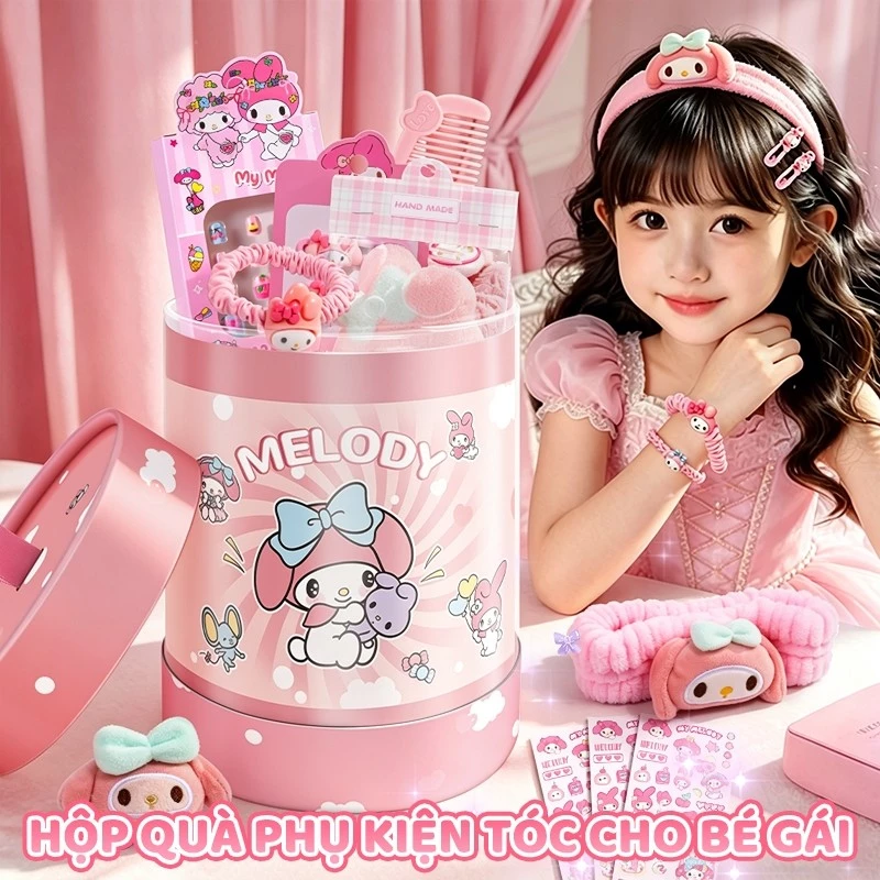 Set Quà Tặng Phụ Kiện Tóc Đẹp Cho Bé Gái, Quà Tặng Học Sinh, Quà Sinh Nhật Đáng Yêu Nhân Dịp Ngày Quốc Tế Thiếu Nhi 1/6