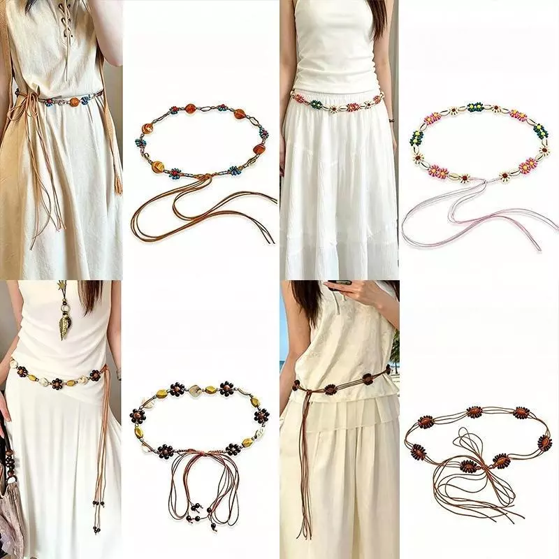 Dây Thắt Lưng Bện Retro BoHo Dân Tộc, Phù Hợp Xu Hướng Thời Trang Mới