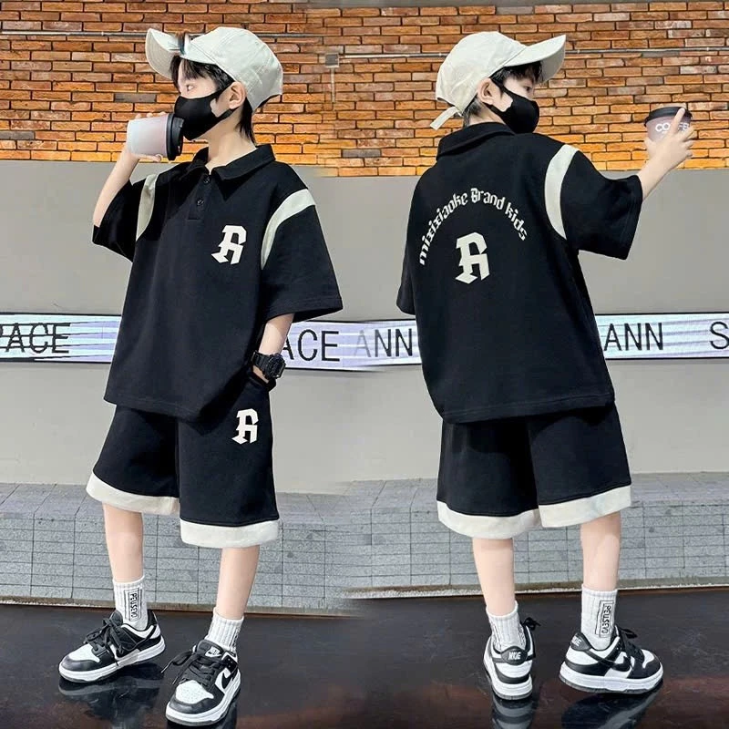 Bộ Quần Áo Bé Trai Mùa Hè Có Cổ – Chất Thun Mềm Thoáng Mát Cho Bé 18-52kg