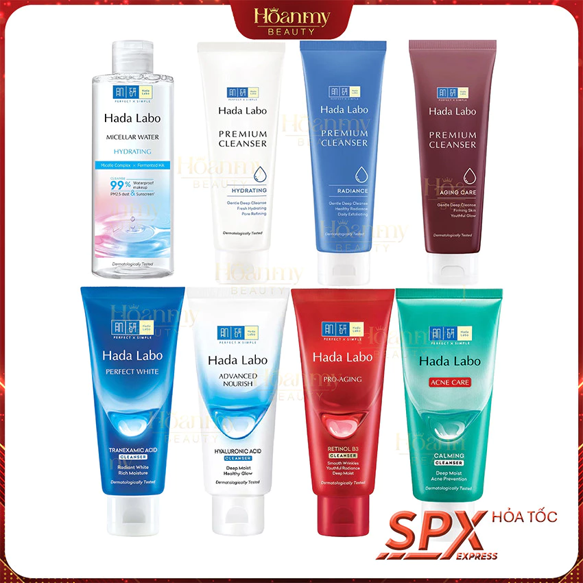 Sữa rửa mặt dưỡng trắng Hada Labo Perfect White Tranexamic Acid Cleanser 15g