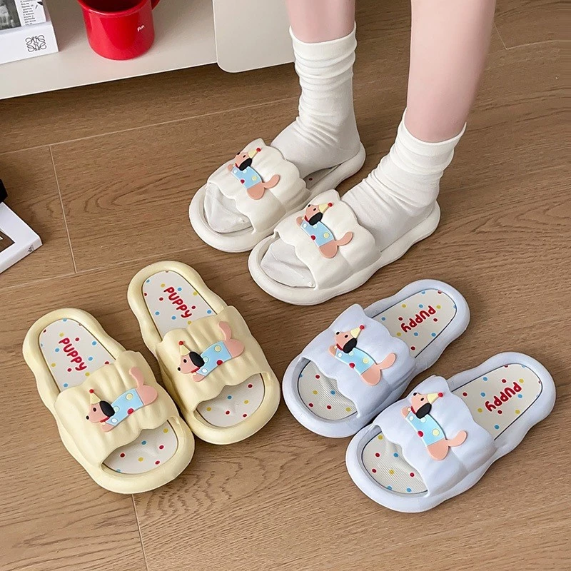 Dép Đi Trong Nhà Nữ Cute TORO Nhựa EVA Chống Trượt, Dép Đi Trong Nhà Chống Trơn, Êm Chân, Hình Thú Xinh Xắn