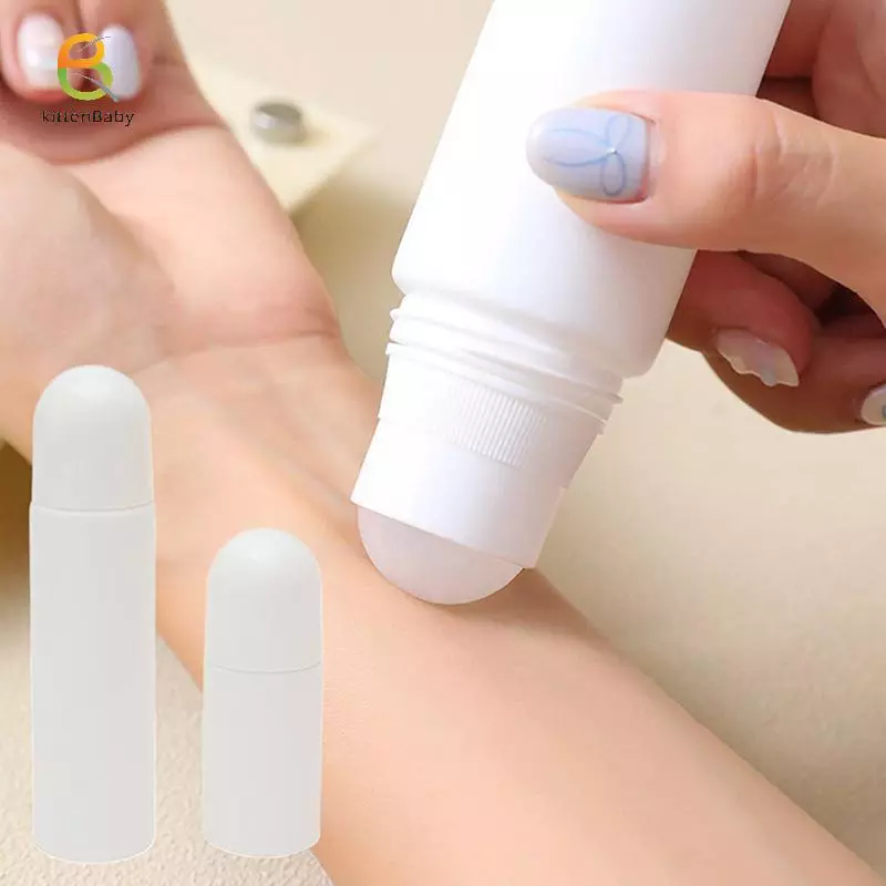[Baby-t] 50 / 100ML Bóng lăn nhựa trắng Hộp đựng sương mù đóng chai phụ Du lịch Chai có thể đổ lại Phụ kiện khử mùi DIY [mới]