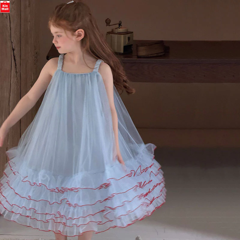 New 2026 (10-40kg) - Váy, Đầm Công Chúa Vải Voan Mềm Mại Thoáng Mát , Xinh Như Thiên Thần cho bé Gái - Chính hãng Otaly
