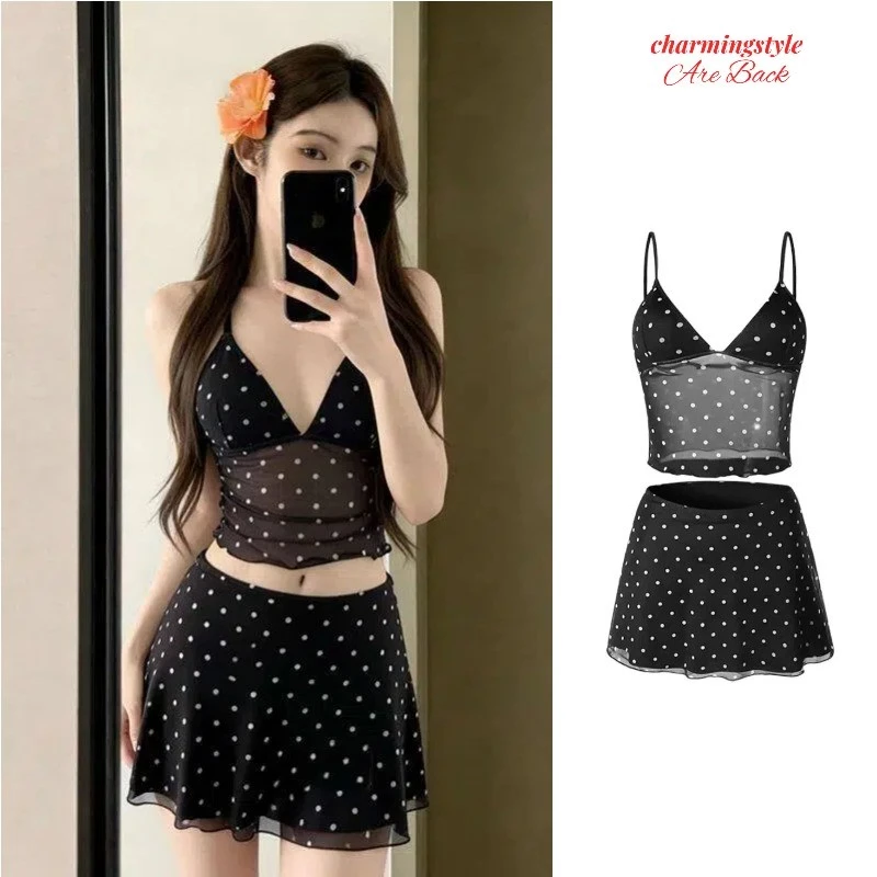 Bộ Đồ Bơi Bikini Nữ 2 Món Mùa Hè Mới Thời Trang Đồ Bơi Eo Cao Gợi Cảm