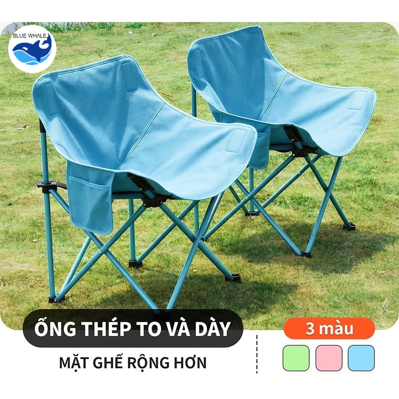 Ghế Xếp Dã Ngoại Ngả Lưng Cao Cấp – Gấp Gọn, Mang Đi Cắm Trại, Du Lịch