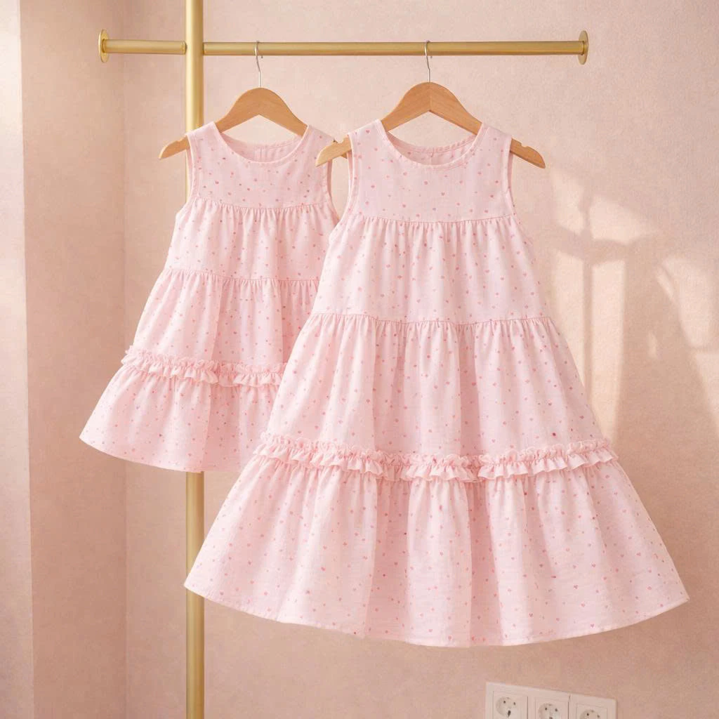 Váy Bé Gái Size Đại 12 Tuổi - Đầm Bé Gái Chất Cotton Thoáng Mát Mùa Hè - Thời Trang Trẻ Em MOONBE - Váy Trẻ Em Họa Tiết