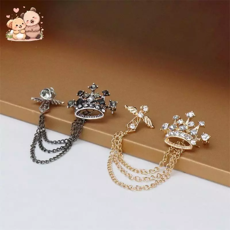 Vương miện và trâm pha lê cao cấp tua rua đẹp mắt