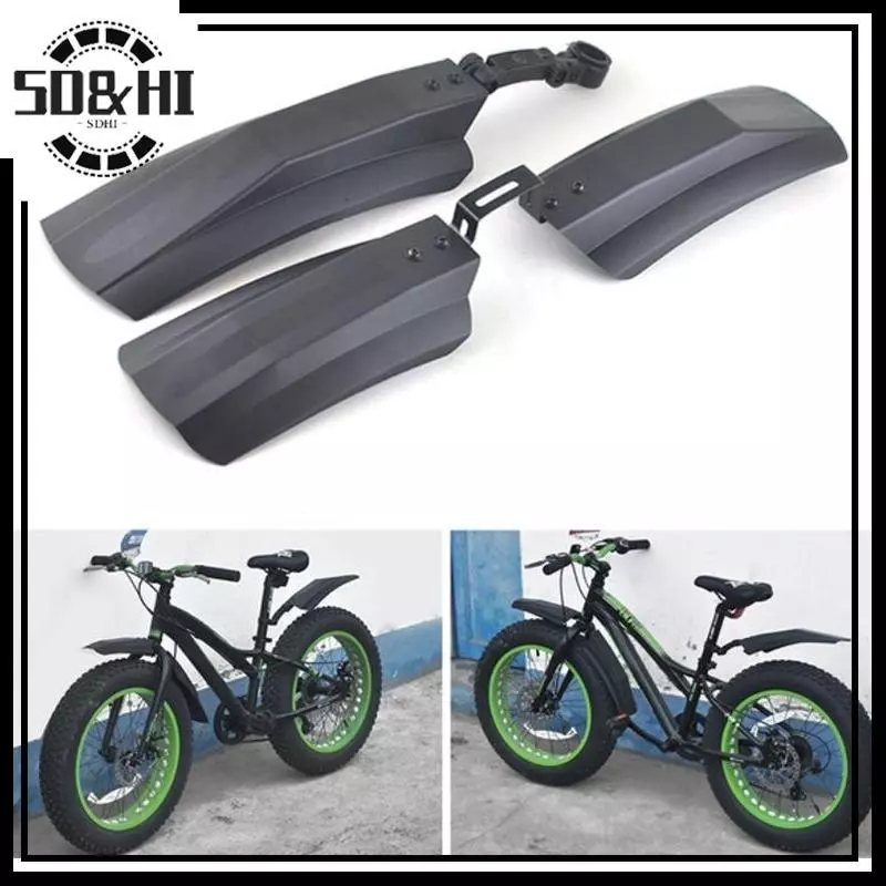 [SD & HI] 2 Tấm chắn bùn bảo vệ bùn phía trước xe đạp tuyết cho lốp béo (vn)