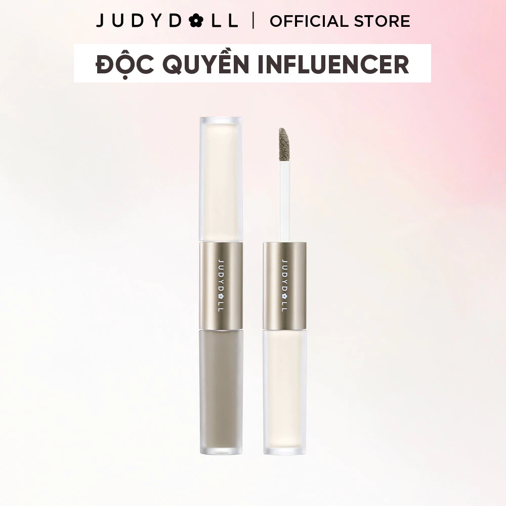 [CB INFLUENCER] Kem Bắt Sáng & Tạo Khối 2 Đầu JUDYDOLL Liquid Highlighter & Contour Duo Lâu Trôi Dễ Tán Không vón cục Khối kem Triệt sắc 4,8g