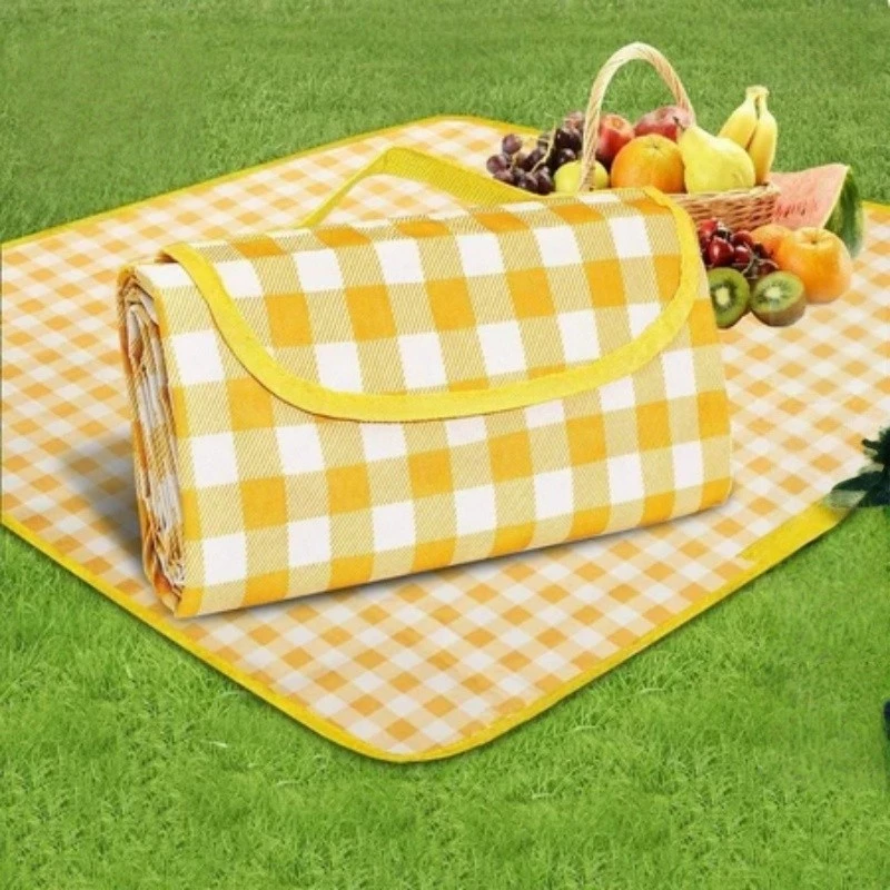 Thảm dã ngoại picnic hoạt tiết, thích hợp đi du lịch, đi phượt chụp ảnh, bạt trải cắm trại gấp gọn-ZEST