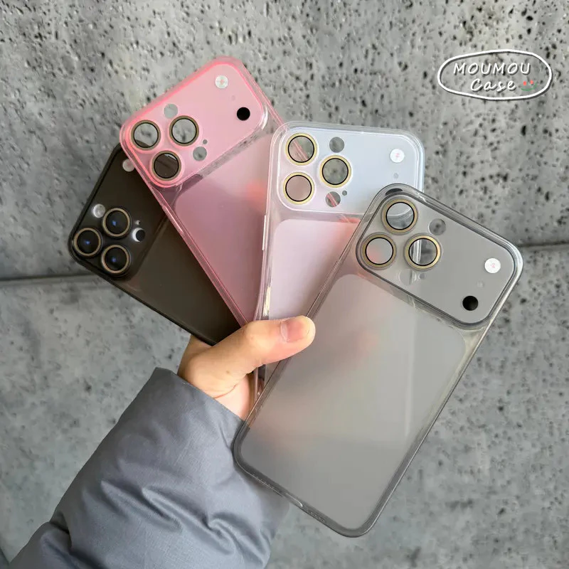 Ốp Lưng Cho IPhone 17air 11 16 17 15 13 14 12 Pro Max 16 15 14 Plus Bìa mềm mờ siêu mỏng đơn giản sang trọng