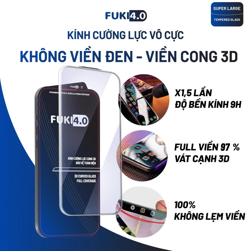 Kính cường lực Iphone FK02 siêu cong không viền đen - ip 17 promax 16 pro max…