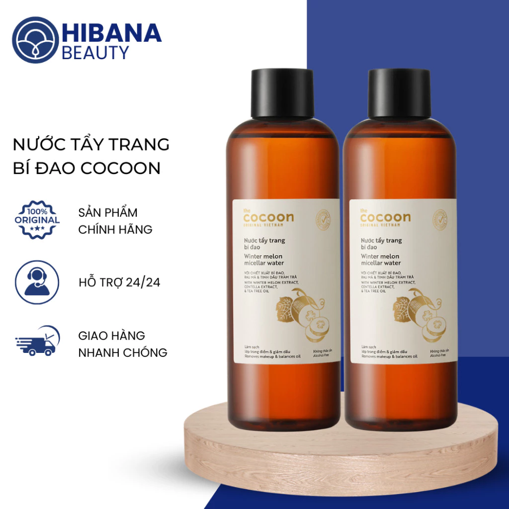 Nước Tẩy Trang Bí Đao Cocoon Làm Sạch Giảm Dầu 500ml