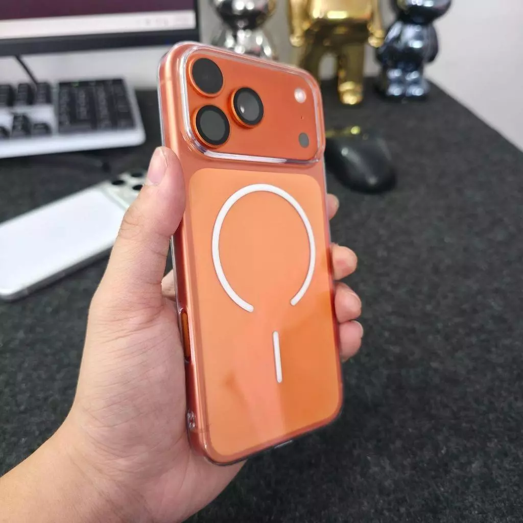 Ốp Lưng iPhone Slim trong suốt, không ố vàng, hỗ trợ sạc không dây - iP 14/15/16/17/18/Plus/Pro/promax/Air