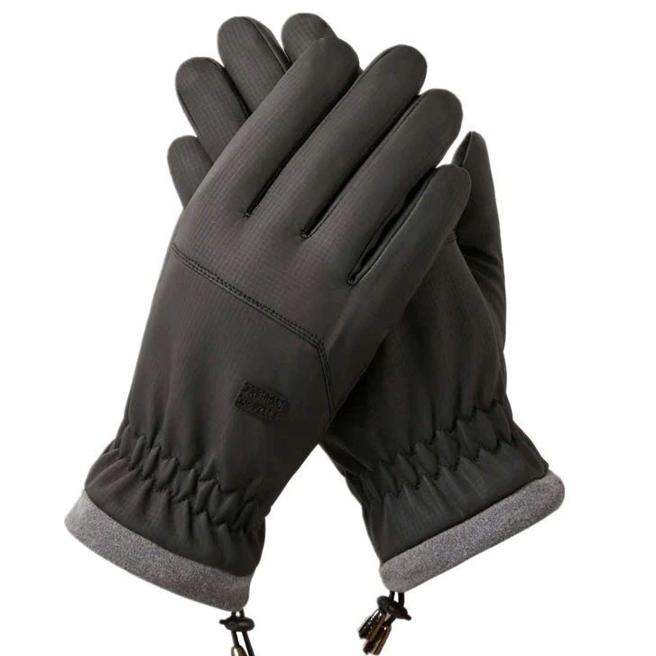Găng tay da nam nữ mùa đông MARY bao tay unisex lót nỉ chống nước găng tay đi phượt đi xe máy