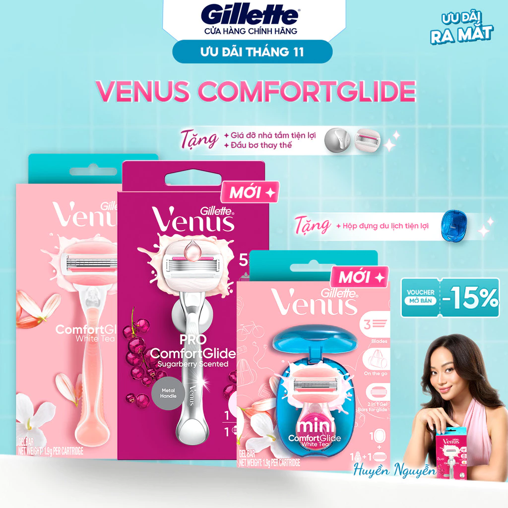Dao Cạo Nữ/ Lưỡi Dao Cạo GILLETTE Venus White Tea