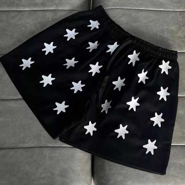 Quần Short nam nữ, Quần đùi chất liệu cotton họa tiết in ngôi sao hottrend nam nữ mặc cực chất của 2025-2026