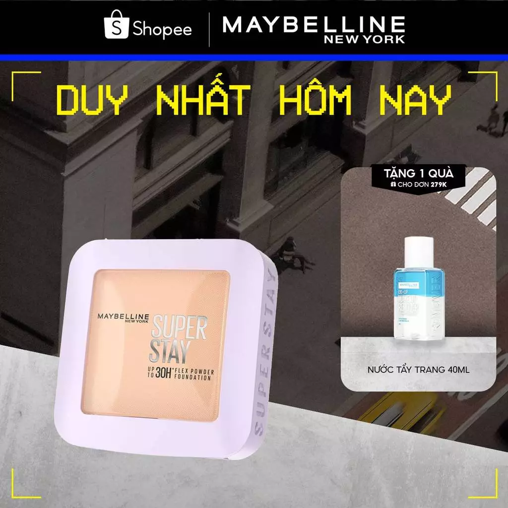 Phấn Phủ Nền Linh Hoạt SuperStay 30H Flex Powder Che Phủ Mịn Lâu Trôi Kiềm Dầu Maybelline New York 9G