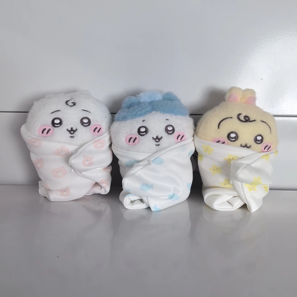 Kawaii Chiikawa Bé Có Chăn Sang Trọng Đồ Chơi Dễ Thương Hachiware Usagi Sang Trọng Móc Khóa Túi Mặt Dây Chuyền Trẻ Em Quà Tặng