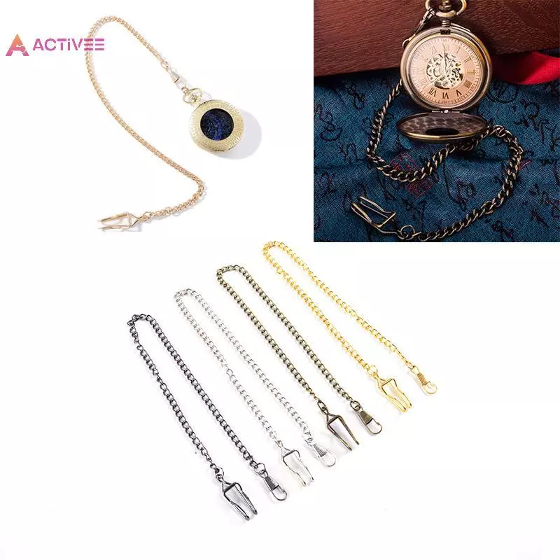 < Activee > Dây chuyền đồng hồ bỏ túi cho đồng hồ bỏ túi cổ điển thạch anh cổ điển Dây chuyền hợp kim đồng