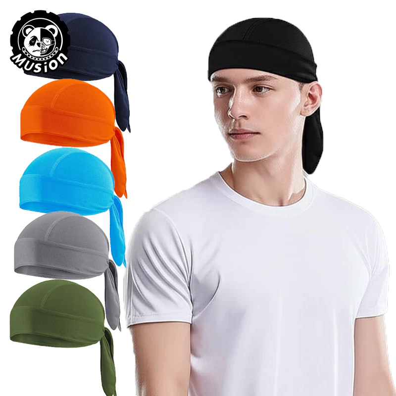 Musion Paisley Durag cho nam nữ - Lót chống UV, thoải mái để đội bên trong mũ bảo hiểm khi chạy xe máy