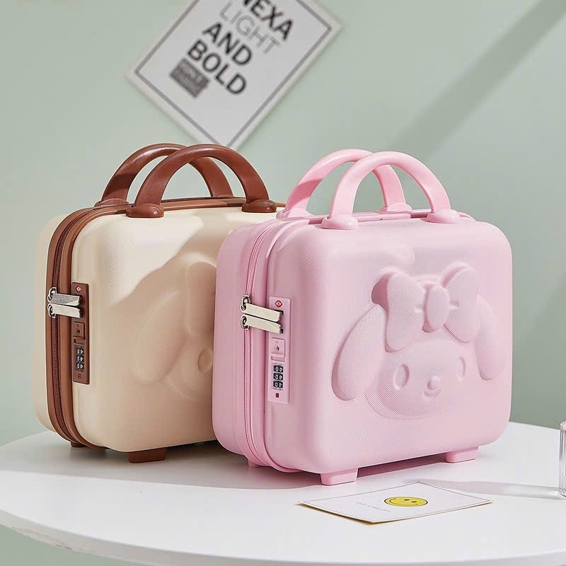 Vali xách tay mini, Cốp đựng mĩ phẩm có khóa mật khẩu 14inh, Vali Du Lịch Hình Melody Siêu Nhẹ