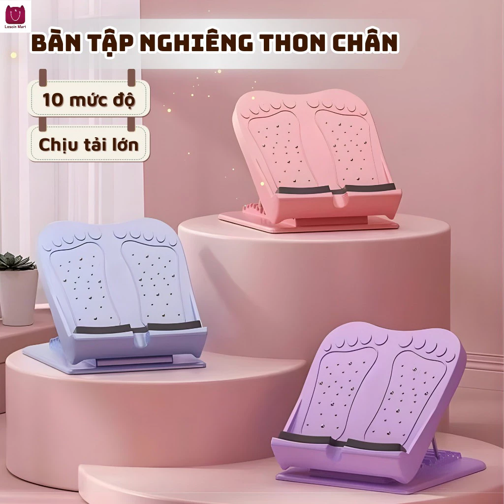 Máy tập kéo giãn bắp chân di động, có bàn đạp kéo giãn có thể điều chỉnh, được làm dày để có khả năng chịu tải tốt hơn.