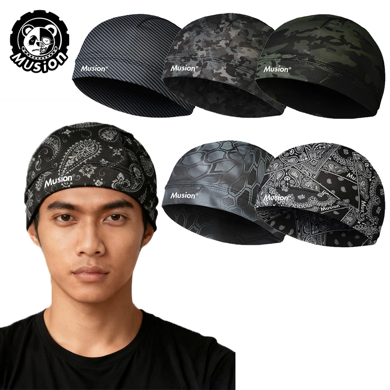 Lót mũ bảo hiểm Musion Paisley, thấm hút mồ hôi, mát lạnh và chống tia UV cho nam nữ