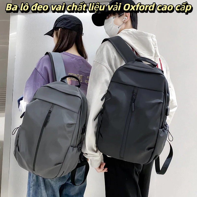 Ba lô đeo vai chất liệu vải Oxford cao cấp, dung tích lớn, nhiều ngăn, phù hợp để đựng
