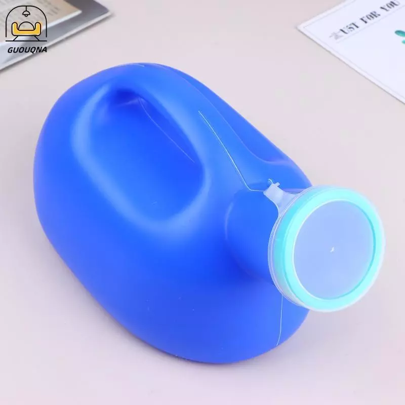 GUOUQNA 2000ml Bình đựng nước tiểu bằng nhựa cầm tay Thiết kế chống rò rỉ bền bỉ có nắp đậy để đi du lịch đường bộ và cắm trại
