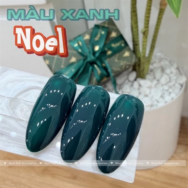 Sơn gel hot xanh cây thông Noel the nail 05