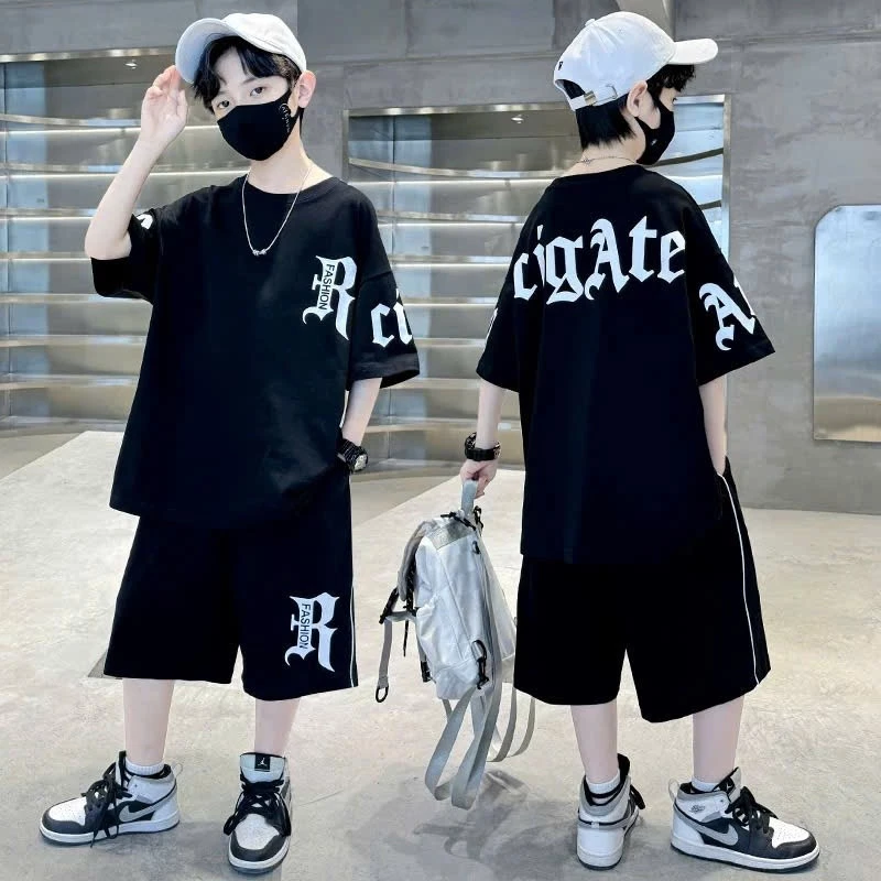 Set Quần Áo Bé Trai Mùa Hè 18-52kg R-FASHION Form Chuẩn, Co Dãn Thoáng Khí . Mã NL12