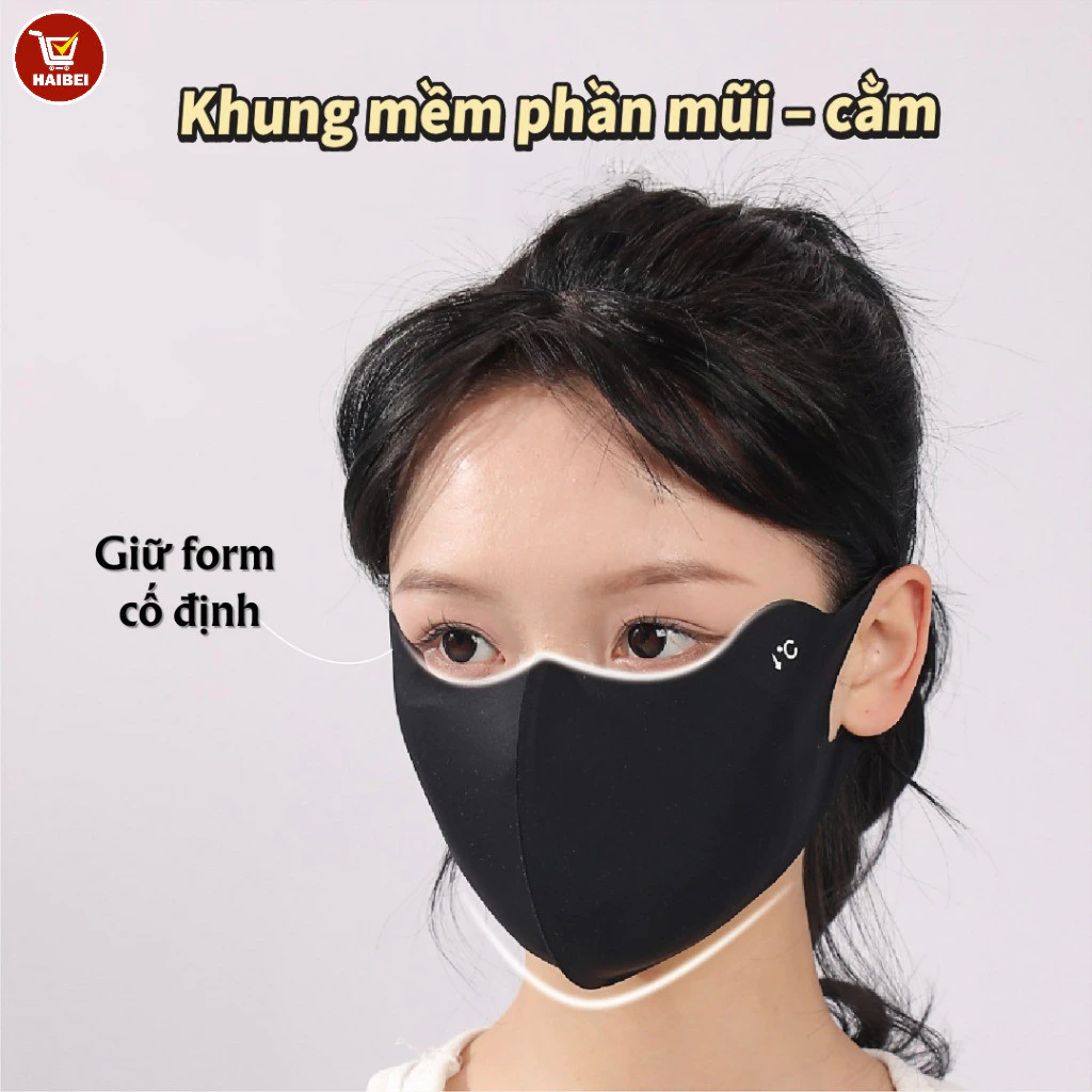 Mặt nạ chống nắng, mặt nạ chống tia UV, nhẹ và thoáng khí, có thể giặt được, bảo vệ khỏi cháy nắng.