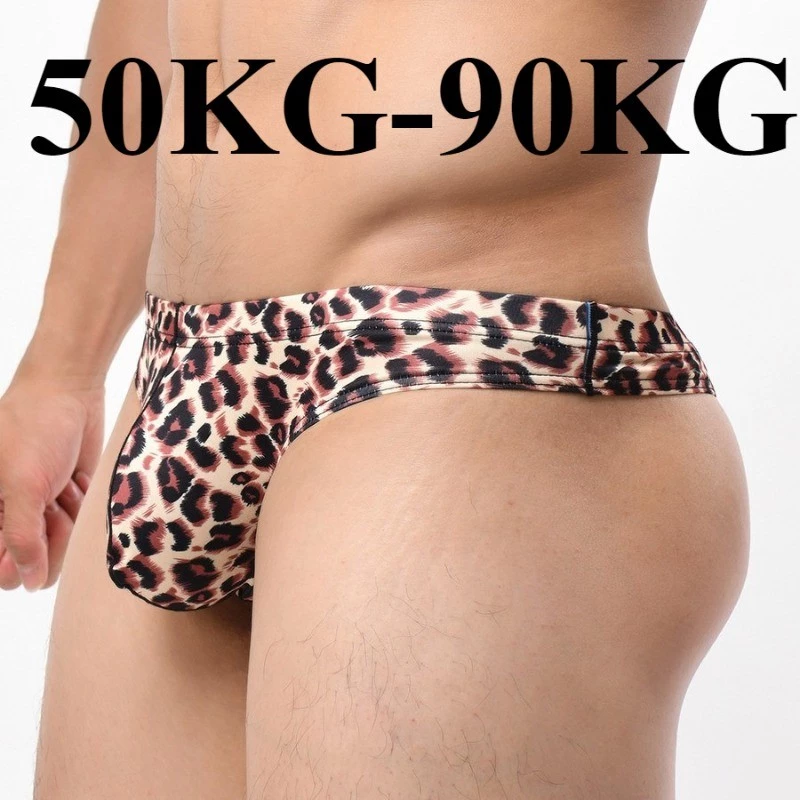 Quần lót nam mới in họa tiết da báo gợi cảm nhanh khô thông