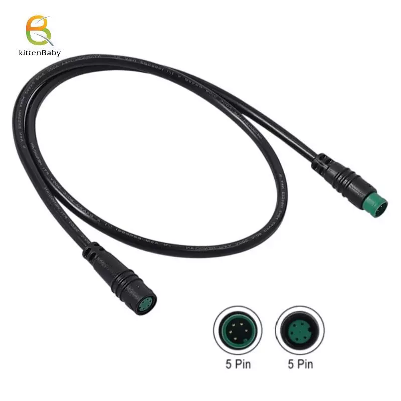 [Baby-t] 1 Cái Cáp Nối Dài 5Pin M8 Cho Màn Hình EBike Đầu Nối Nam Nữ Chống Thấm Nước Cho Màn Hình Xe Đạp Điện UART Dây [Mới]