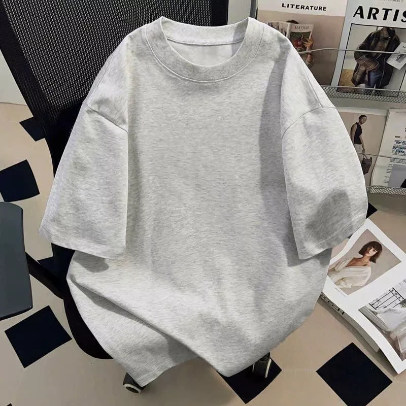 Áo Thun Trơn Màu Tươi Phom Xuông Unisex Nam Nữ Vải Dày Mịn Có Free size- chag3158