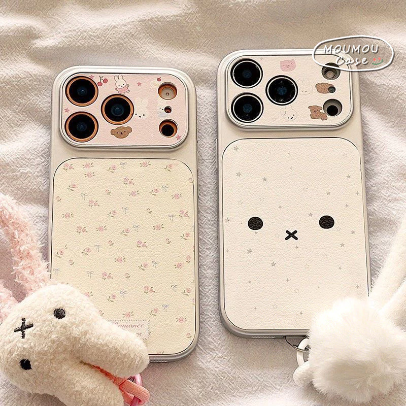 Ốp Lưng Cho IPhone 17air 18 16 17 11 15 13 12 14 Pro Max 16 Plus Thỏ Dễ Thương Thay Đổi Tức Thì 17 Skin Feel Soft Cover