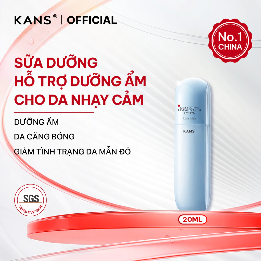 [QUÀ TẶNG - KHÔNG BÁN] Sữa Dưỡng Cấp Ẩm Phục Hồi Da Nhạy Cảm KANS Soothing Firming Essential Lotion 20ml