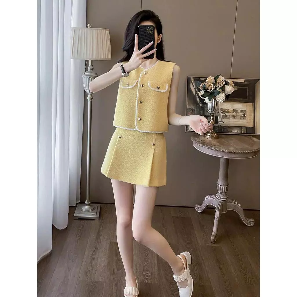 CS050 - SET ÁO KÈM CHÂN VÁY THIẾT KẾ THANH LỊCH