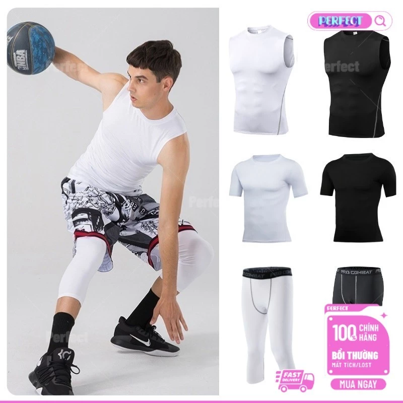 😊Quần Legging Giữ Nhiệt Pro Combat Thể Thao Cho Nam Thoáng Khí, Co Giãn, Thấm Hút Mồ Hôi, Ôm Sát