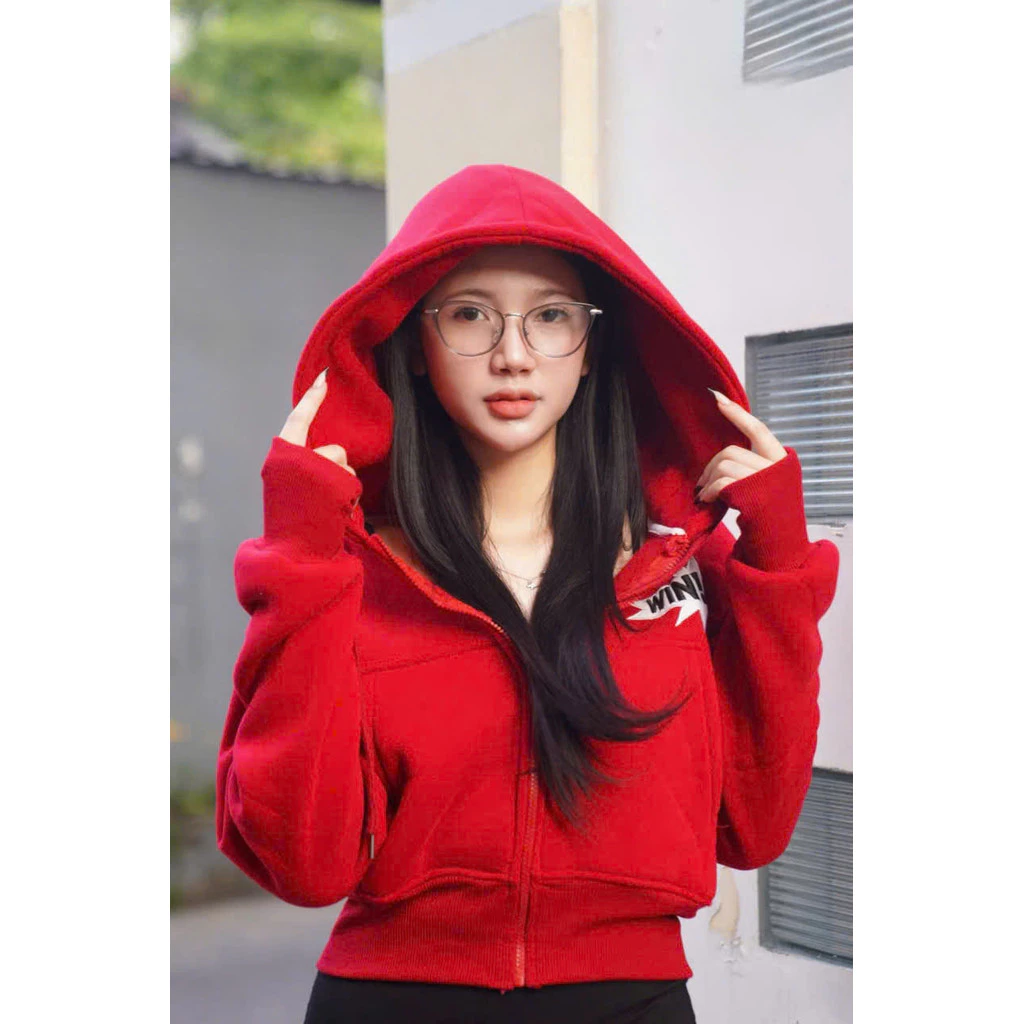 Áo Khoác NỈ LỬNG DÂY KÉO NÓN TO LOGO Thêu HỌA TIẾT Cực Đẹp Mẫu MỚI K&B FASHION