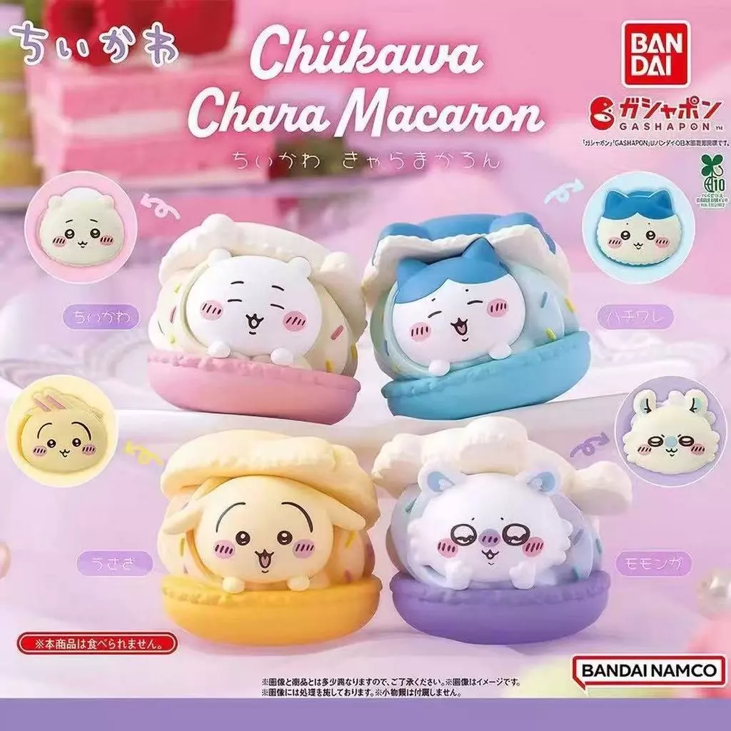 Chiikawa Macaron Món Tráng Miệng Series Hộp Mù Hachiware Usagi Nhân Vật Đồ Chơi Đồ Trang Trí Búp Bê Trẻ Em Quà Tặng
