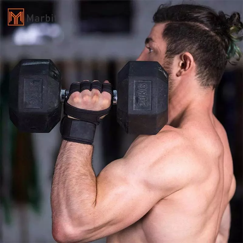 [Mar-T] 1 Đôi Găng Tay Tập Cử Tạ Cho Nam Nữ Thể Dục Thể Thao Xây Dựng Cơ Thể Tập Gym Tay Cổ Găng Bảo Vệ Lòng Bàn Tay