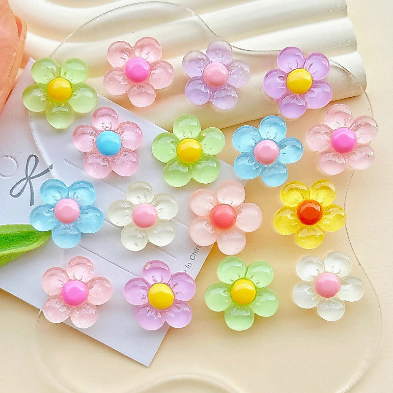 Charm nhựa dễ thương hoa động vật biển trang trí trường hợp điện thoại DIY làm cho phong cách sáng tạo
