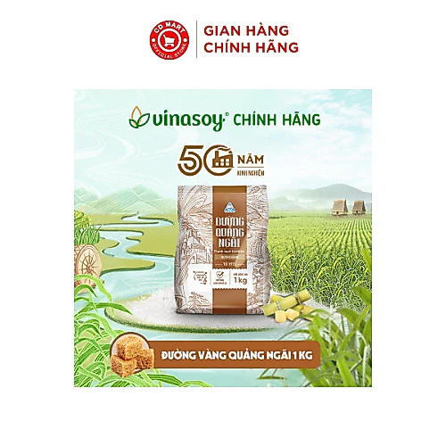 Đường Quảng Ngãi, An Khê thương hiệu Vinasoy túi 1kg.