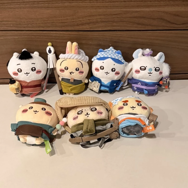 Chiikawa Edo Thời Gian Theo Chủ Đề Dòng Sang Trọng Đồ Chơi Hachiware Usagi Dễ Thương Sang Trọng Móc Khóa Túi Mặt Dây Chuyền Hoạt Hình Búp Bê Trẻ Em Quà Tặng