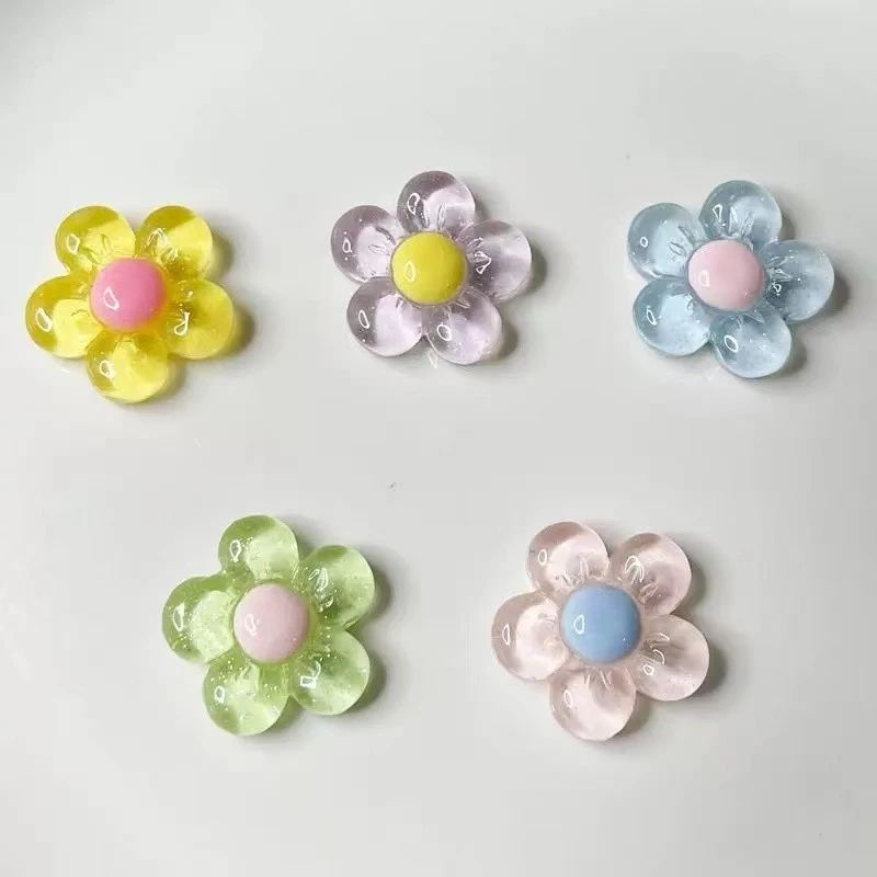 Phụ kiện nhựa hoa quyến rũ, động vật trang trí chai nước tóc clip trường hợp điện thoại DIY phụ kiện dễ thương