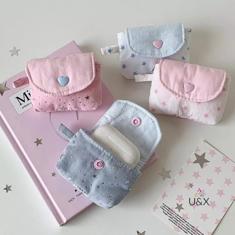 Túi đựng tai nghe Mini không dây U & X Hộp đựng tai nghe có móc khóa để mang theo an toàn MỚI