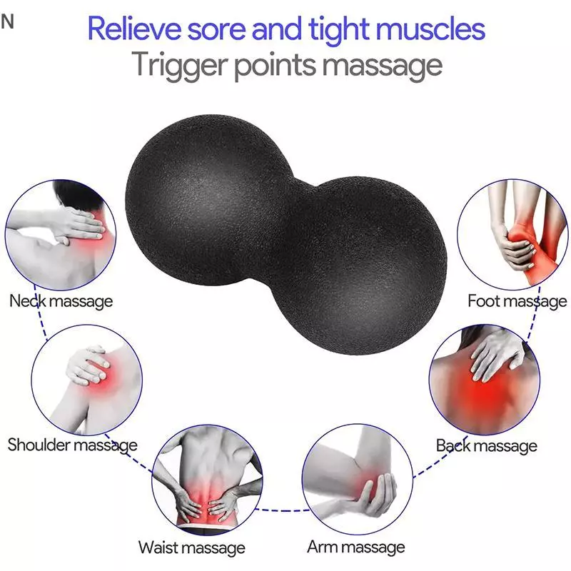 NS EPP Lacrosse Myofascia Ball Bóng Massage Đậu Phộng Mật Độ Cao Nhẹ Tập Thể Dục Cơ Thể Fascia Tập Thể Dục Giảm Đau Bóng Tập Yoga NS