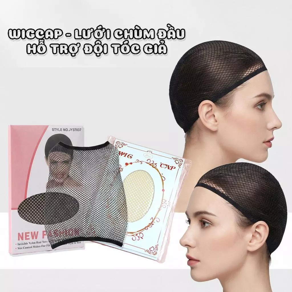 Lưới Đội Tóc Giả Wig Cap–Lưới Trùm Tóc Giả Co Giãn Tốt, Ôm Gọn, Dễ Dùng Cho Người Mới Bắt Đầu Nam Nữ